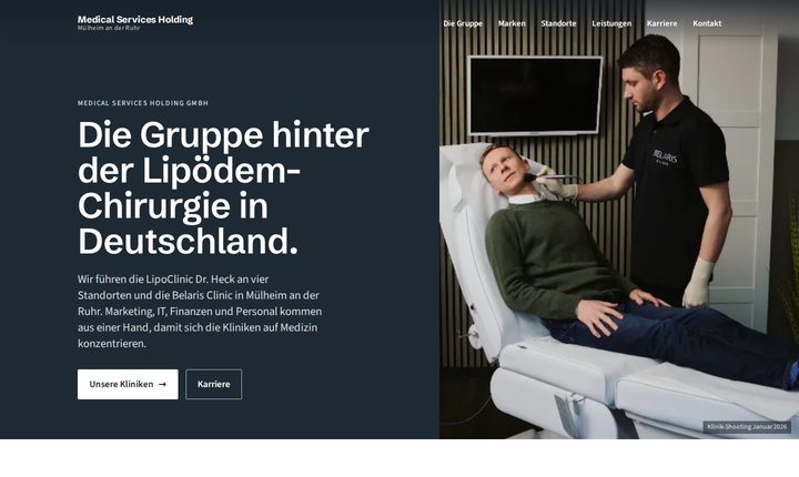 Startseite von msh.clinic